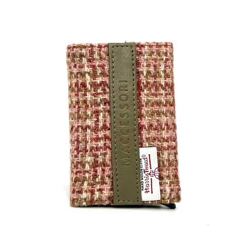 Harris Tweed Pop Up Card Holder In Maple - Afbeelding 5