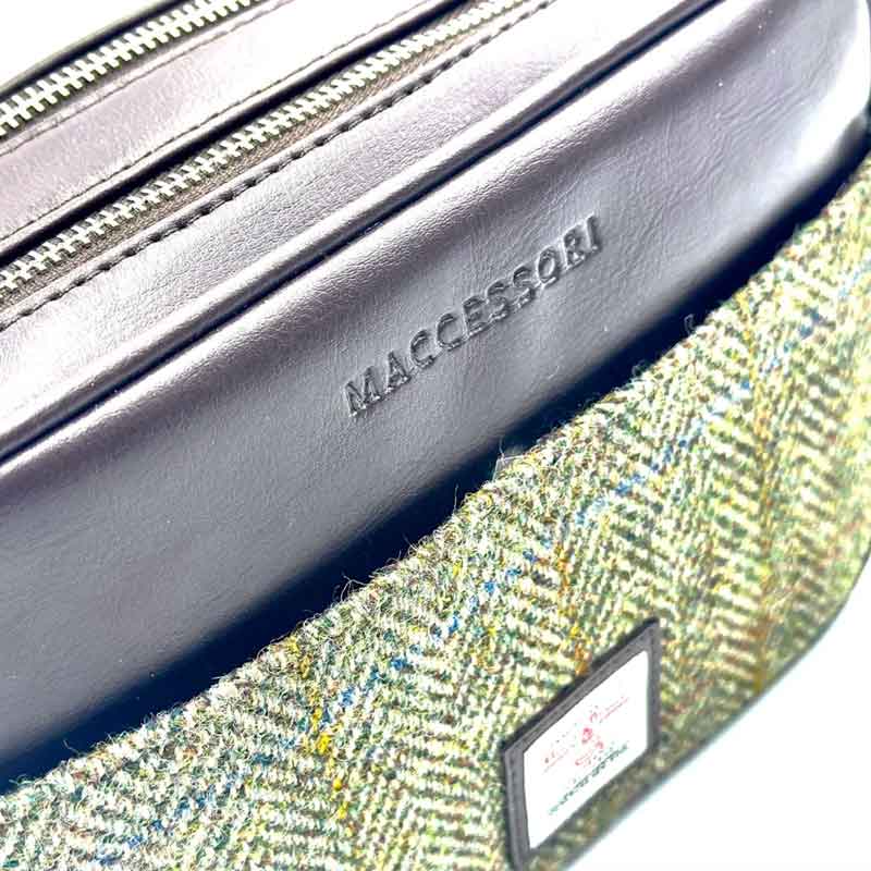 Harris Tweed Camera Bag In Country Green - Afbeelding 6