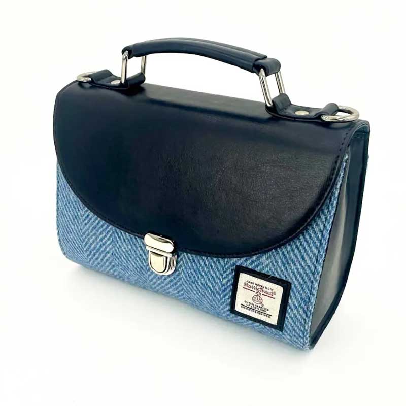 Harris_Tweed_Mini_Day_Bag_In_Sky_Blue Harris_Tweed_Mini_Day_Bag_In_Sky_Blue