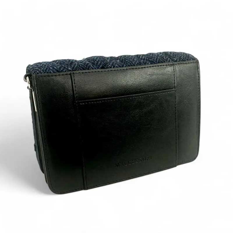 Harris Tweed Quilt Shoulder Bag In Blue - Afbeelding 5