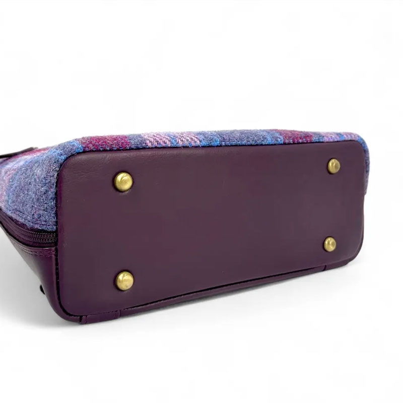 Harris Tweed Backpack In Pastel Pink - Afbeelding 8