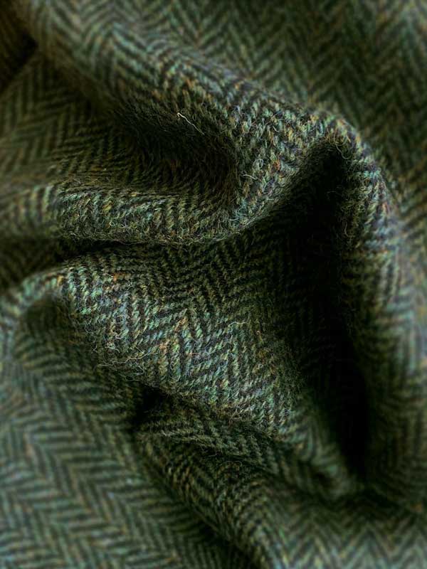 Harris Tweed Pantalon "Mr. Miller" In Green Island herringbone - Afbeelding 3
