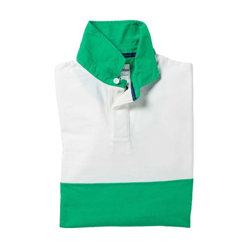 Heritage Rugby Shirt Bright Green Hoop 1871 - Afbeelding 3