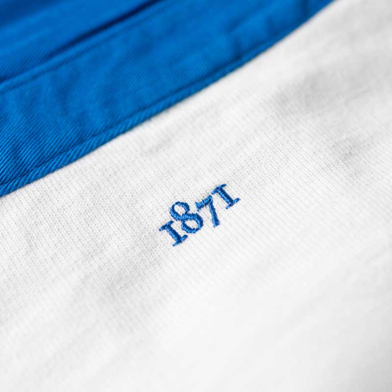 Heritage Rugby Shirt French Blue Hoop 1871 - Afbeelding 5