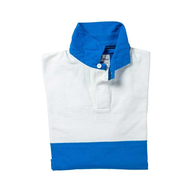 Heritage Rugby Shirt French Blue Hoop 1871 - Afbeelding 3