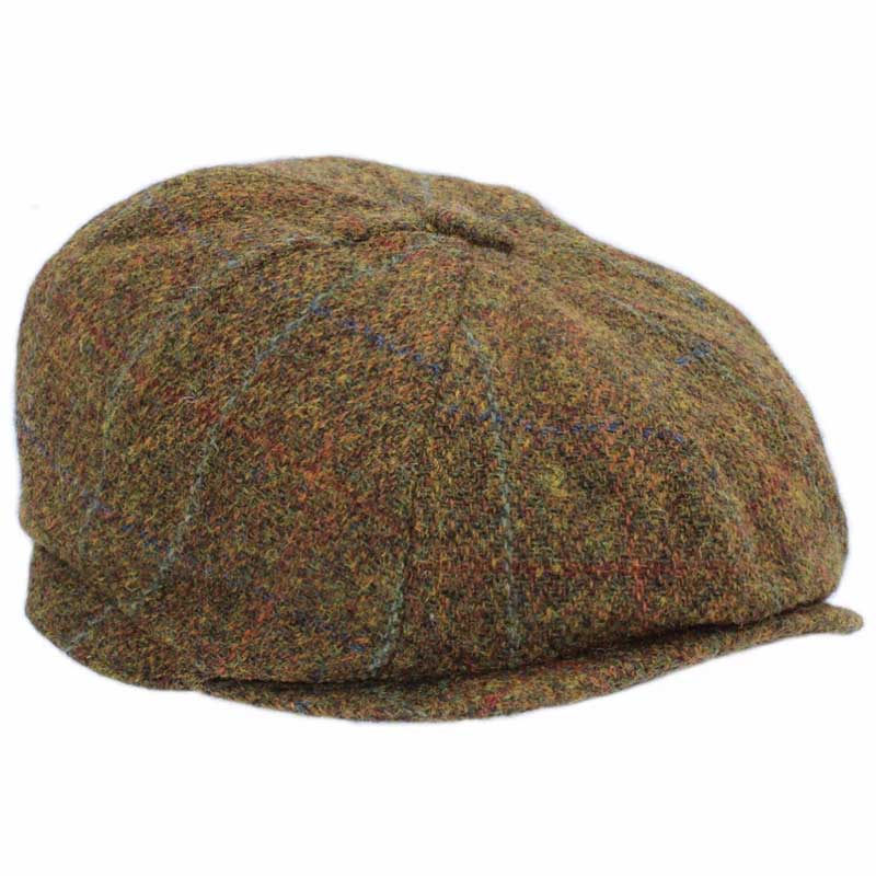 Harris_Tweed_8_Piece_Cap_Brodick_in_Rust