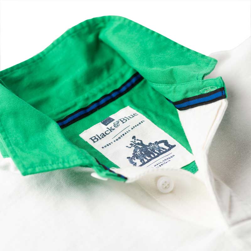 Heritage Rugby Shirt Bright Green Hoop 1871 - Afbeelding 4