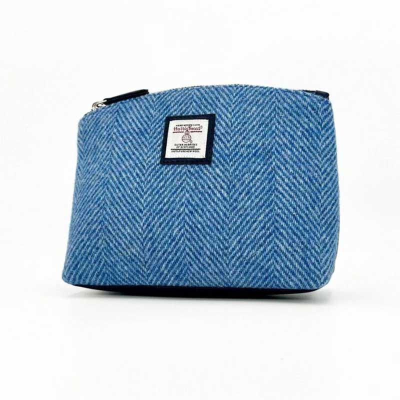 Harris_Tweed_Cosmetic_Bag_In_Sky_Blue