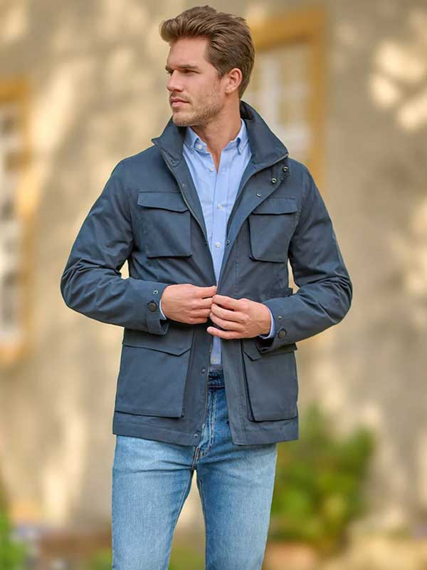 Veste de terrain pour homme__Standford__Bleu marine