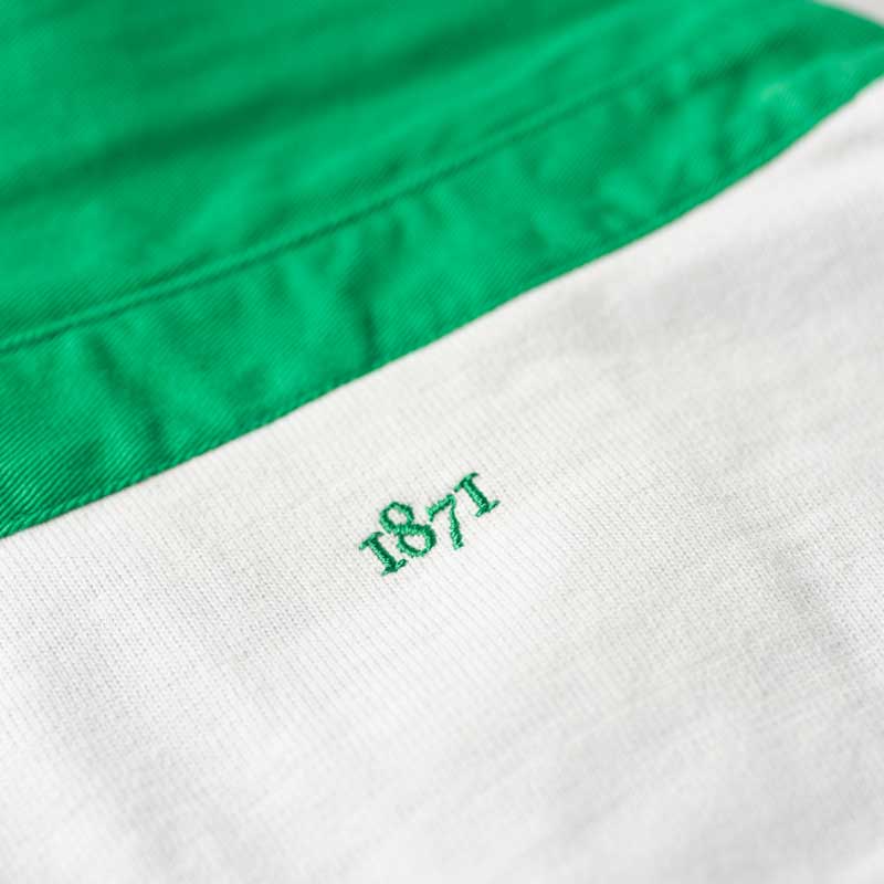 Heritage Rugby Shirt Bright Green Hoop 1871 - Afbeelding 6