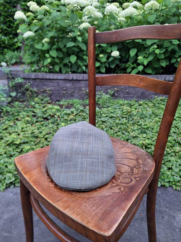 Casquette plate d'été vert olive