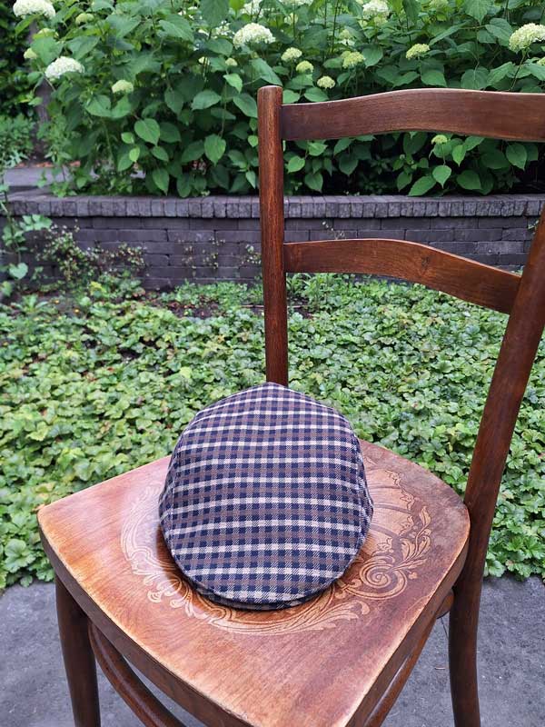 Flat_Cap_Summer_Brown_Check_Pied_De_Poule