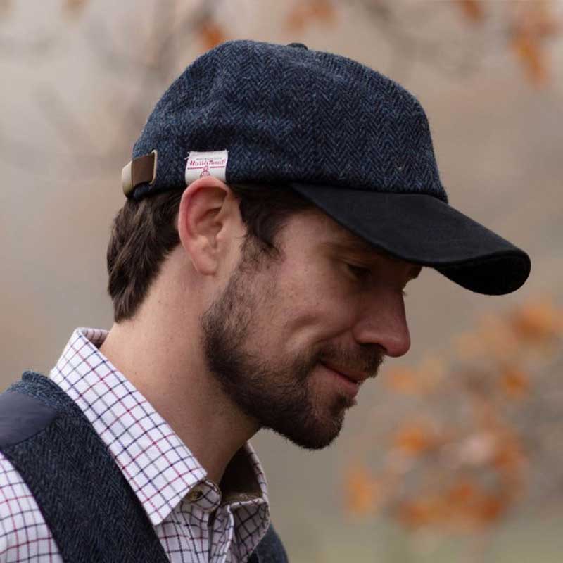 Harris_Tweed_Brungton_Baseball_Cap_Midnight_Blue Harris_Tweed_Brungton_Baseball_Cap_Midnight_Blue