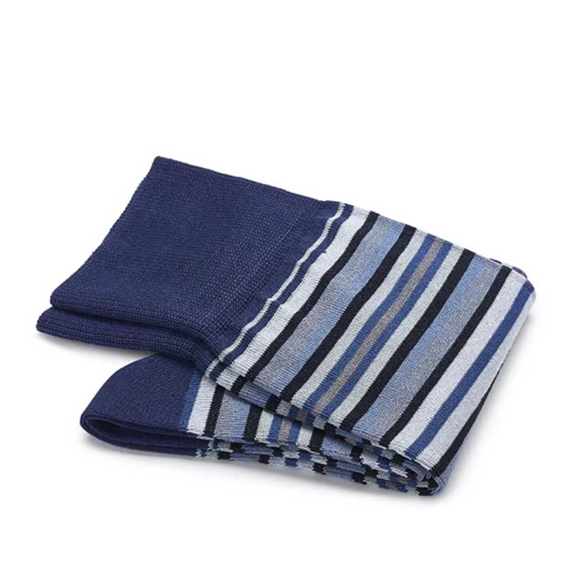 Heren_Sokken_Katoen_Strisce_d_Arte_Blauw
