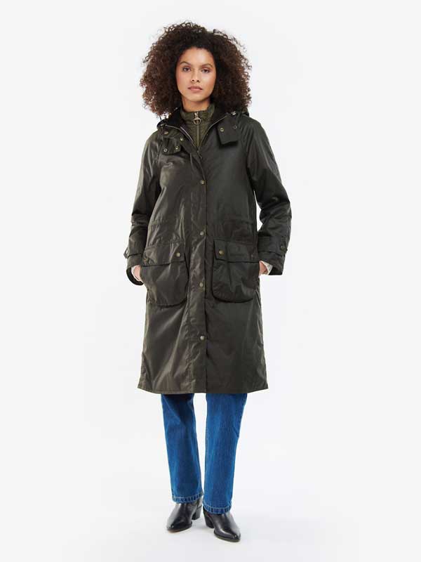 Barbour_Long_Cannich_Wax_Jackets_Olive_Classic