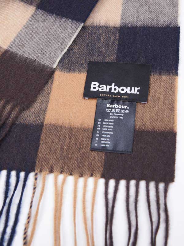 Barbour Lambswool Tattersall Scarf Autumn Dress – Image 3
