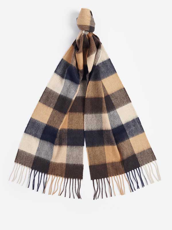 Barbour Lambswool Tattersall Scarf Autumn Dress – Image 5