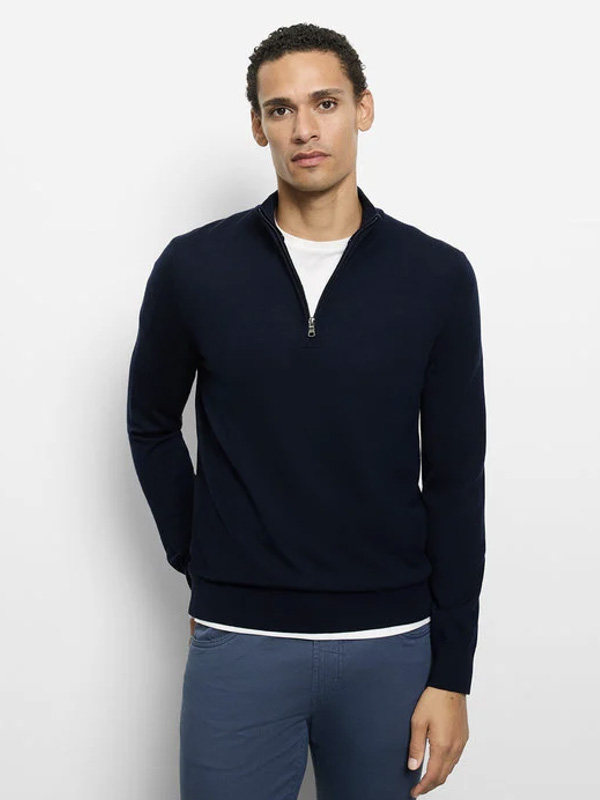 OLYMP_Casual_Troyer_Trui_Marine