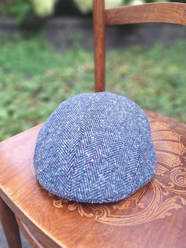 Tweed_Flat_Cap_Hemley_In_Blue