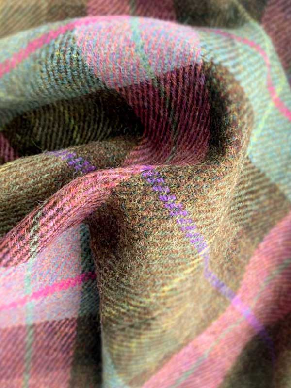 Harris Tweed Dames Jasje "Carola" In Tartan Check - Afbeelding 5