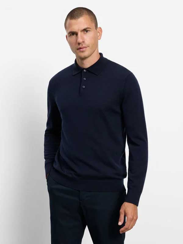 Maillot polo décontracté OLYMP, marine