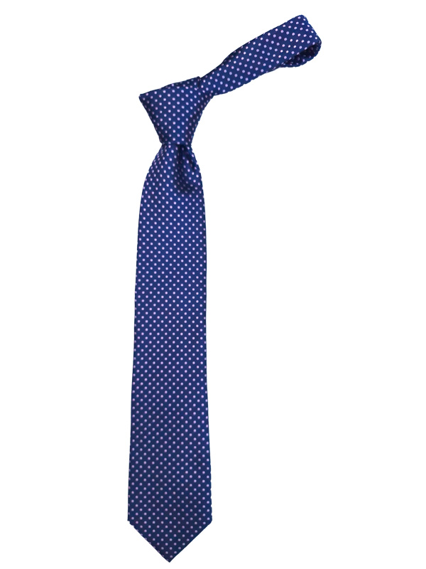Stropdas_Hemley_Navy___Roze_Gestipt